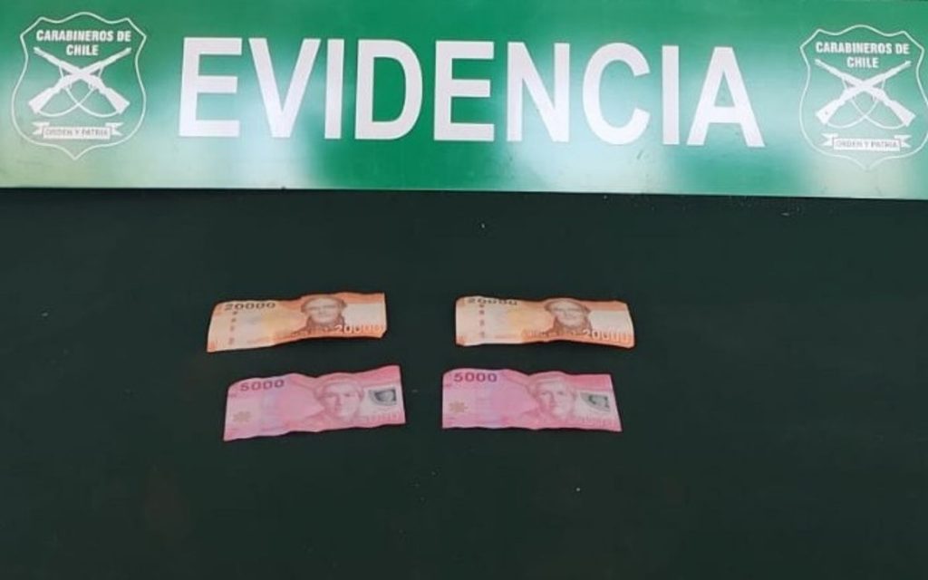 Intentó sobornar a Carabineros de Hijuelas con $50 mil pesos