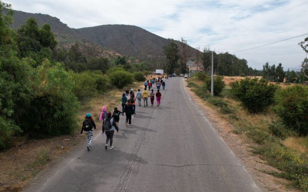 Más de 200 personas participaron en el simulacro de evacuación de los tranques de relaves de El Soldado