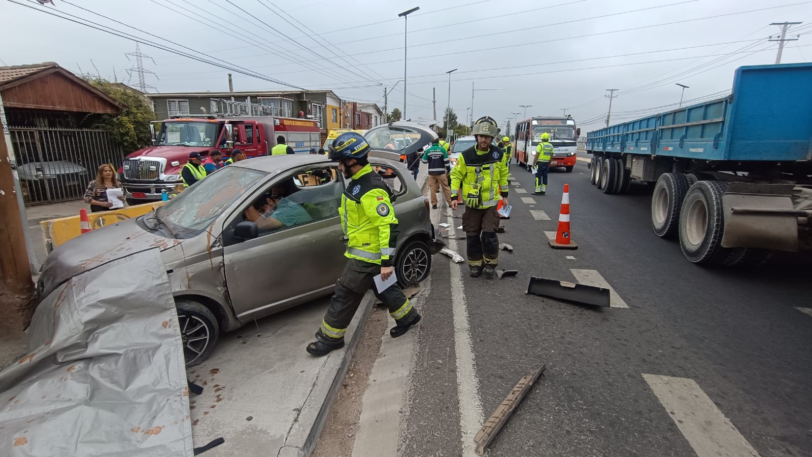 Quillota Con impactante intervención buscan concientizar y prevenir tragedias