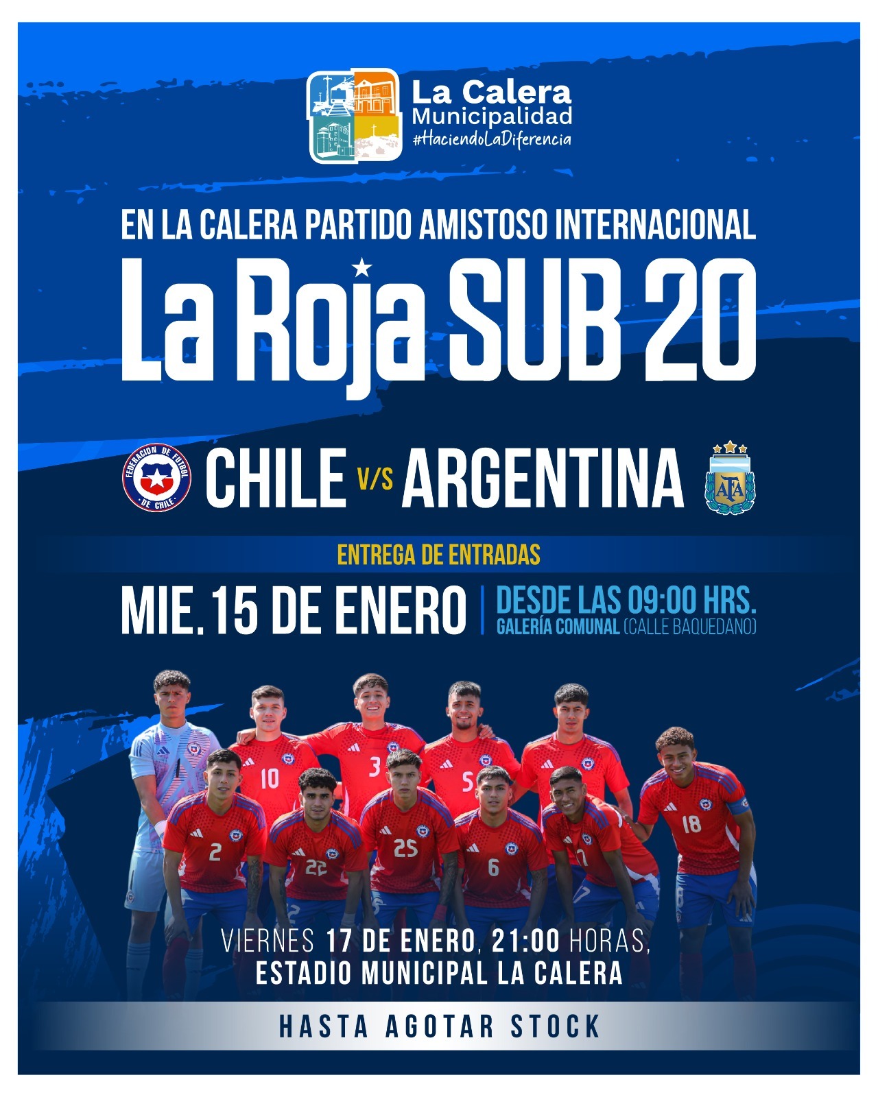 En La Calera juegan partido internacional Sub 20 y así puedes conseguir entradas gratis