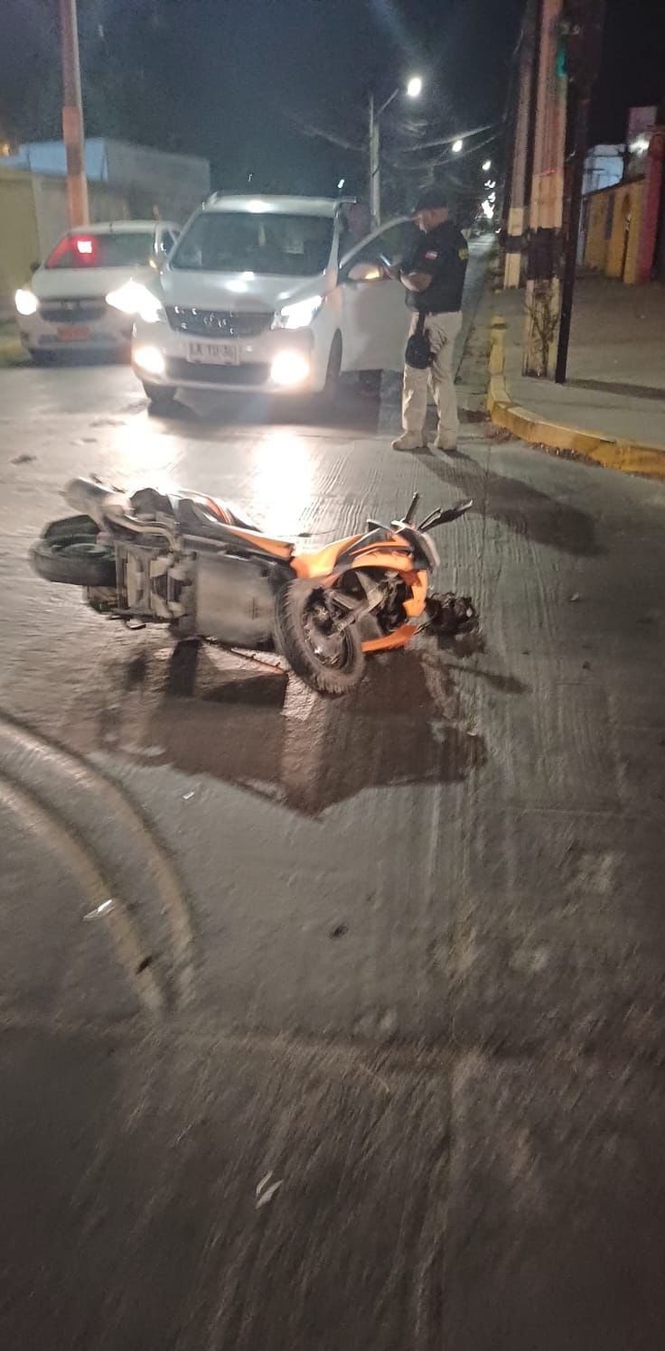 Quillota: Motociclista fue detenido por conducir en estado de ebriedad 