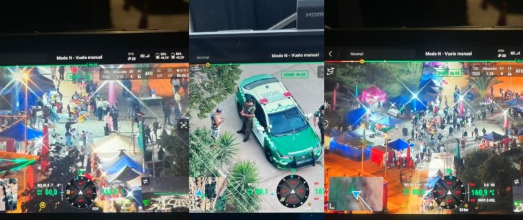 Nogales contó por primera vez con la vigilancia de un dron en materia de seguridad pública
