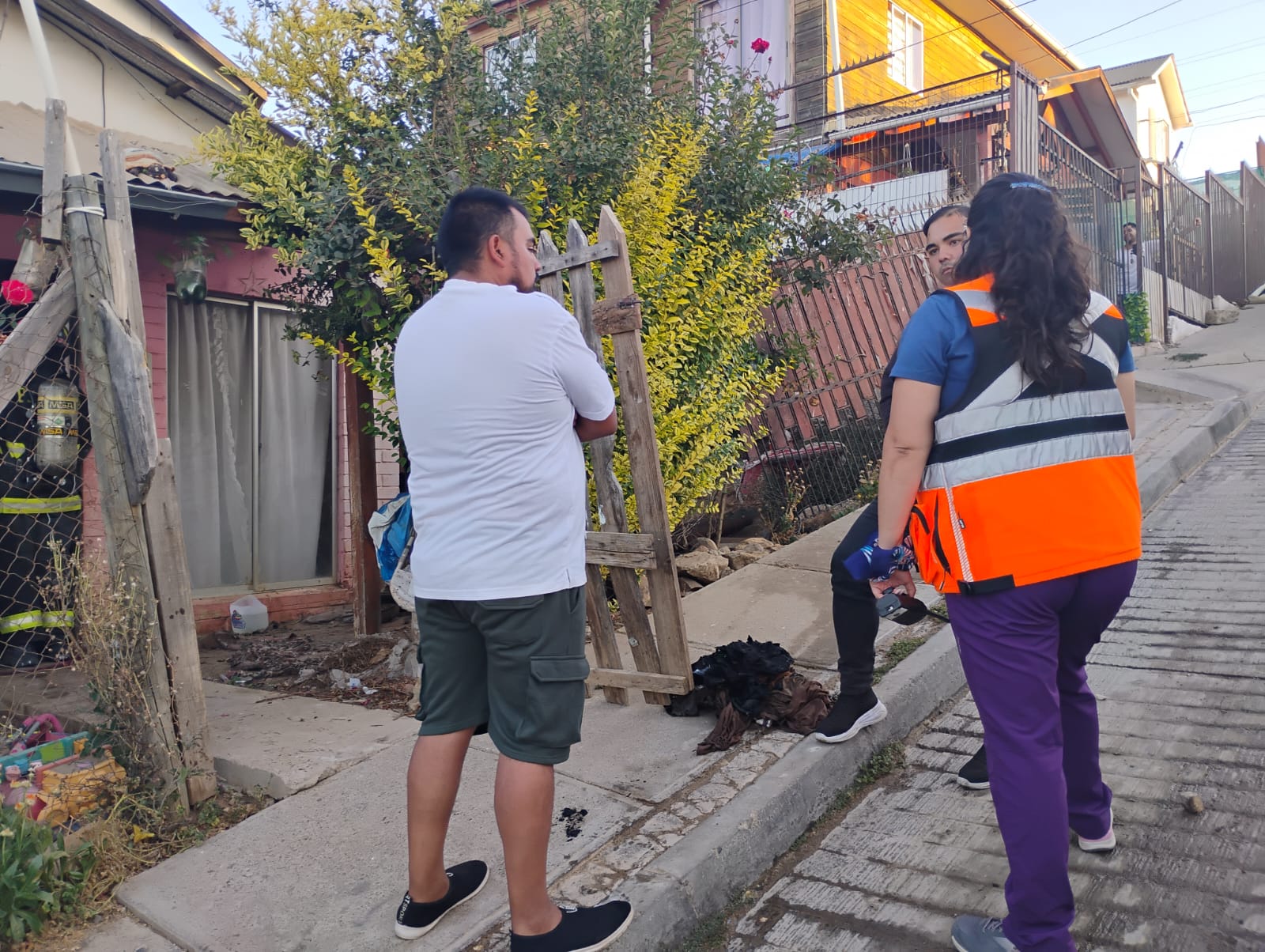 San Pedro Incendio en casa dejó tres personas afectadas