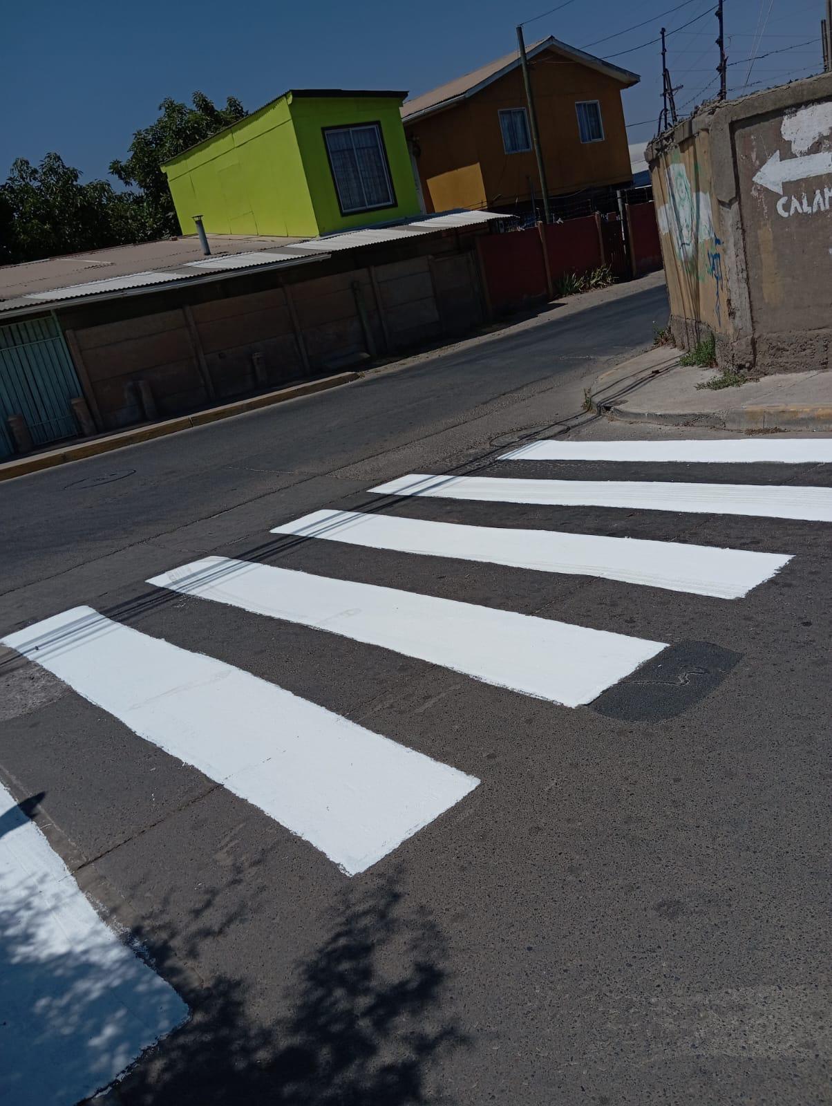 la cruz paso de cebra pintado