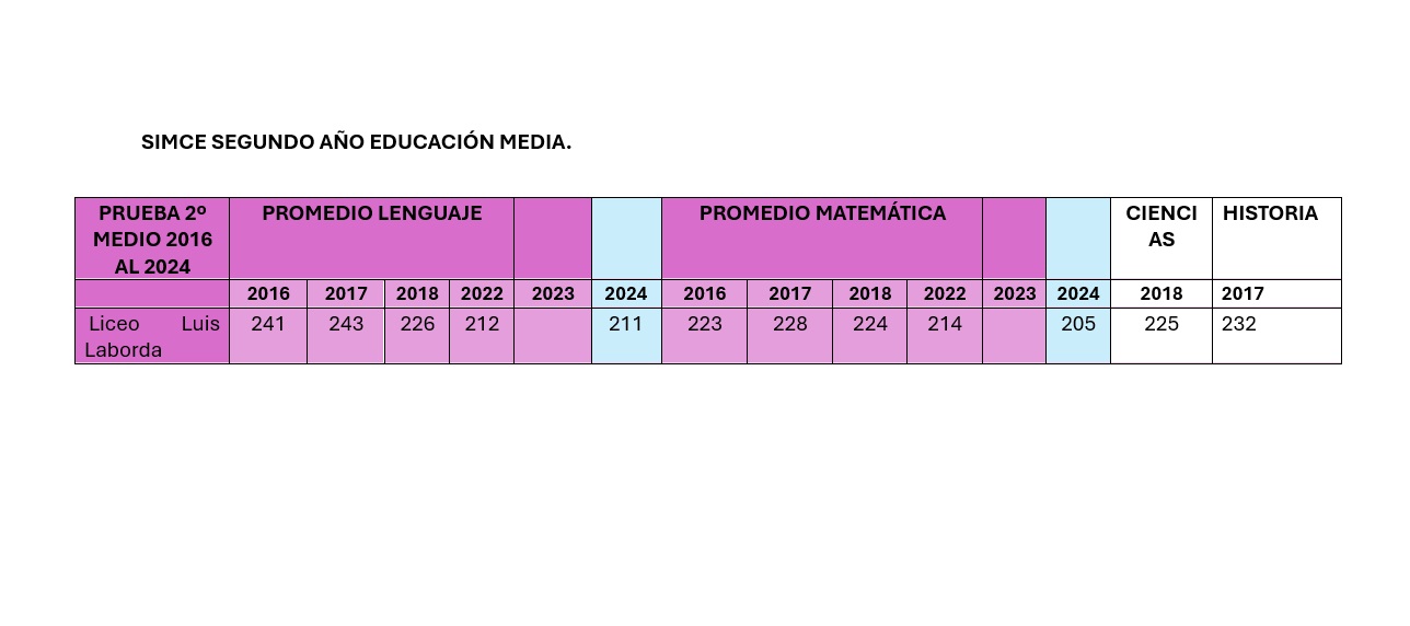 Hijuelas SIMCE 3