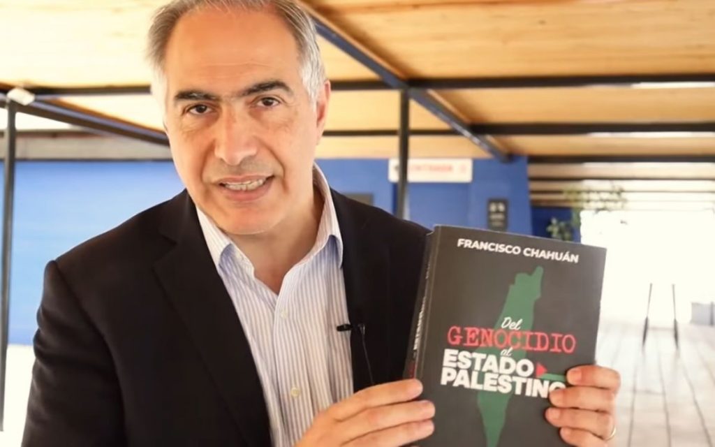 Senador Chahuán lanza libro sobre el conflicto en Palestina